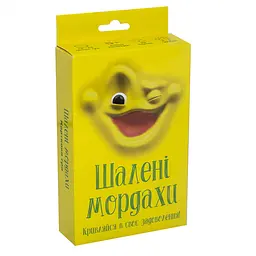Карткова гра "Шалені мордахи" Strateg 30857, 36 картонних карток, інструкція