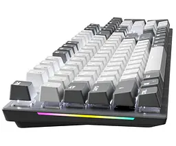 Механічна ігрова клавіатура GamePro MK-144-G Hot-Swap Outemu Red Switch USB Gray-White - мініатюра 3