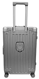 Валіза середня M Madisson Snowball 66503 M 64x43x26 см 100% полікарбонат на клямках Срібна - мініатюра 8