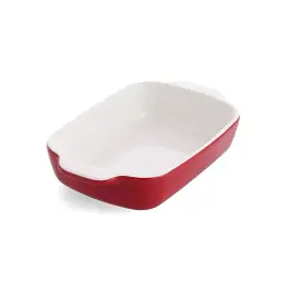 Форма для випічки з кришкою KitchenAid керамогранітна 24,1x15x6 см 0,9 л колір червоний (CC006104-001) - мініатюра 3