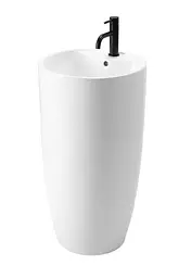 Умивальник Rea Anya 45x45x84 white, окремостоячий (REA-U6503), Глянцева