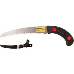 Пила ручна для обрізки гілок садова Mastertool 255 мм x 7T x 1" x 3D самурай