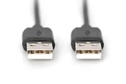 Кабель USB, тип A (M/M), 3 м, чорний AK-300100-030-S DIGITUS by ASSMANN - мініатюра 2