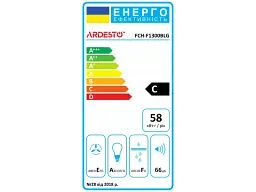 Витяжка похила Ardesto HCH-F1300WG - мініатюра 2
