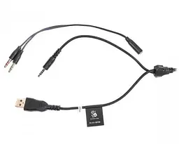 Навушники Bloody G220 Black, 2 x Mini jack (3.5 мм) + USB (підсвічування) A4Tech teh0027958 - мініатюра 4