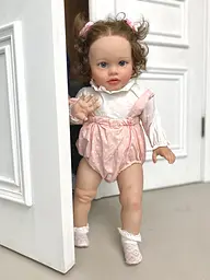 Силіконова колекційна лялька реборн reborn дівчина тиффані Reborn Dolls det0018822 - мініатюра 1