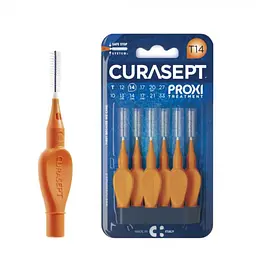 Міжзубний йоржик Curasept Proxi T14, ISO4 (1.4 мм, помаранчевий), 6 шт. - мініатюра 4