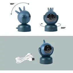 Додаткова камера до відеоняні Babymoov YOO Master Plus 5 синя (A014428) - мініатюра 3