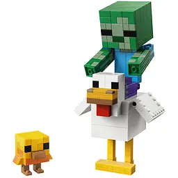 Конструктор LEGO Minecraft Курячий Жокей 344 деталі (21582) - мініатюра 7