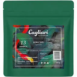 Кава в зернах Cagliari Перу SHG 250 г