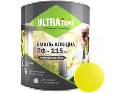 Емаль алкідна ПФ-115 ULTRA TONE жовтий 0.9кг