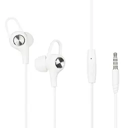 Навушники HF Hoco M21 White + Xiaomic + button call answering