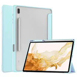 Чохол TPUCristal SlimTPU Spen holder Samsung Galaxy Tab S9/S9 Fe Голубий