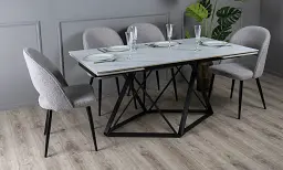 Стіл Містері розкладний 1600/2400х900х750 білий - мініатюра 6
