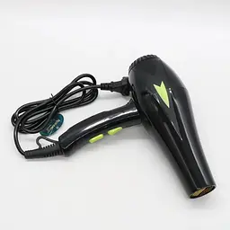 Фен стайлер Rainberg RB-2208 концентратор 3 швидкості 3 режими температури 7800Вт Чорний/Салатовий - мініатюра 5