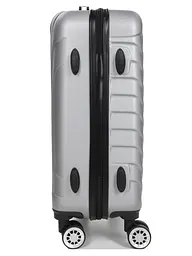 Валіза маленька S ABS-пластик Madisson Snowball 03403 58х38х23см 35 л Срібна - мініатюра 6