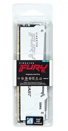 Модуль пам'яті Kingston Fury DDR5 16GB 5600MHz Beast White RGB XMP (KF556C40BWA-16) - мініатюра 4