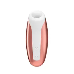 Вакуумний стимулятор клітора з вібрацією Satisfyer Love Breeze помаранчевий - мініатюра 4