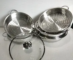 Мантоварка-пароварка O.M.S. Collection 6090 C-30 см 6,4 л - мініатюра 4