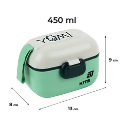 Ланч-бокс Kite 450 мл зелений (K25-1185-3) - мініатюра 2