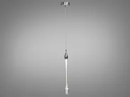 Стельова люстра LED Diasha 3003/1HR, 3W, хром, сучасний стиль для коридору, вітальні, спальні, кухні - мініатюра 3