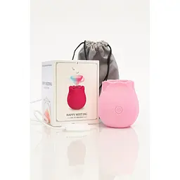 Вібратор Passion Роза вакуумний USB рожевий (4821002029587) - мініатюра 2