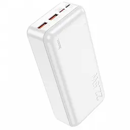 Зовнішній акумулятор Power bank HOCO J101B Astute 22.5 W 30000 mAh PD22,2W+QC3.0 батарея швидке заряджання Білий