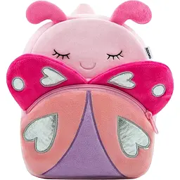 Дитячий плюшевий рюкзак Nice Choice Pink Butterfly
