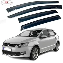 Дефлектори вікон вітровики HIC для Volkswagen Polo V 2009-2017 Хечбек Оригінал (VW37)