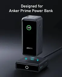 Зарядний пристрій Anker 2xUSB-C 100W + 1xUSB + Pogo pin for Anker Prime black (A1902311) - мініатюра 2