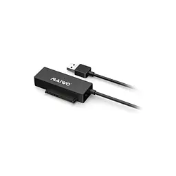 Адаптер Maiwo USB 3.0 to HDD SATA 2,5"/3,5"/5,25"/SSD, PA 2V/2A black (K10435A) - мініатюра 2
