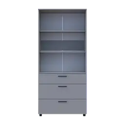 Шафа для одягу Doros Торн Сірий 2 ДСП/3Ш (полиці) 90х51.6х200 (44900442) - мініатюра 11