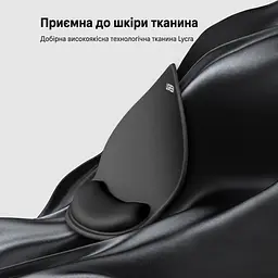 Килимок для миші з підтримкою зап’ястя UGREEN LP668 з піною з пам’яттю форми з протиковзною основою з гладкою поверхнею з лайкри розмір основи 220 × 245 мм чорний (25245) - мініатюра 5