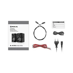 Акустична система REAL-EL S-470 Black (EL121200018) - мініатюра 11