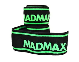 Кистьові бинти MadMax MFA-299 Non slide & slip knee wraps 2.0 м Black/Green (MFA-299-U) - мініатюра 4