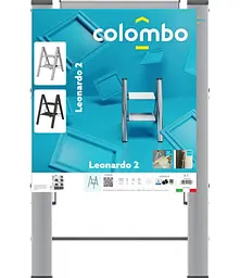 Драбина Colombo Leonardo 2 щаблі (G300A02W) - мініатюра 2