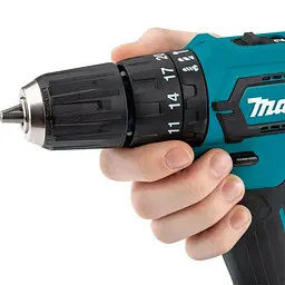 Шурупокрут з ударом акумуляторний Makita HP333DWAE (30 Нм, 0.8-10 мм, CXT) - мініатюра 8