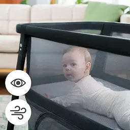 Ліжко-манеж 4 в 1 Kinderkraft Sofi Plus Grey (KLSOFIPLGRY0000) - мініатюра 9