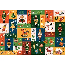 Пазли тришарові Interdruk Christmas Santa Express в картонній тубі 250 шт. (376268) - мініатюра 2