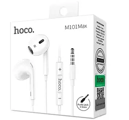 Навушники Hoco M101 Max Crystal grace wire-controlled earphones with microphone білі - мініатюра 2