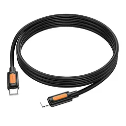 Кабель синхронізації Borofone BX114 Silicone Type-C to Lightning PD27W/3A 1 м Black (35939_3605847)