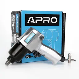 Гайковерт пневматичний посилений Apro 1/2" 610 Нм 204 л/хв 30412 - мініатюра 4