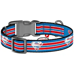Нашийник для собак Waudog Nylon з QR паспортом Супермен Ретро р.M 20 мм 28-40 см (281-1082) - мініатюра 2