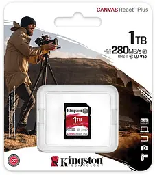 Картка пам'яті Kingston SDXC UHS-II U3 Canvas React Plus 1Tb V60 - мініатюра 2