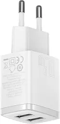 Зарядний пристрій Baseus Compact Charger 2U 10.5W EU white (CCXJ010202) - мініатюра 4
