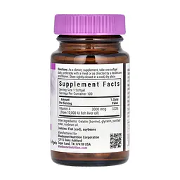 Вітамін A Vitamin A 3000 mcg (10,000 IU) - 100 softgels - мініатюра 2