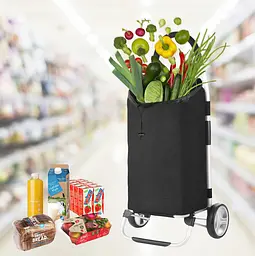 Сумка-візок ShoppingCruiser Foldable Black (604320) - мініатюра 11