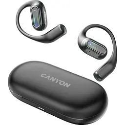 Навушники Canyon TWS OnFlow 12 OWS ENC Black (CNS-TWS12BK) - мініатюра 1
