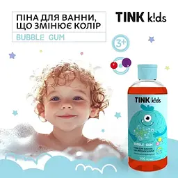 Піна для ванни, що змінює колір Tink kids Bubble Gum 300 мл (289697) - мініатюра 2