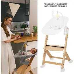 Стільчик для годування з подушкою Kinderkraft Enock Nordic Breeze (KHENOC00NOR0000) - мініатюра 7